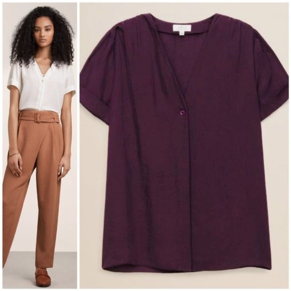 Wilfred Tops - Aritizia Wilfred Nobel Blouse Top Size M